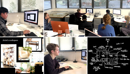 Ferndown Upper School Work Experince students cube designltd