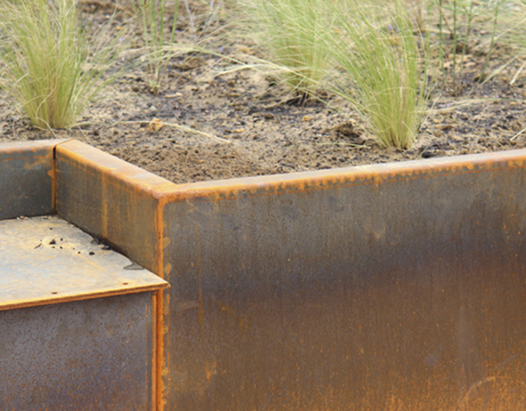 cube design ltd corten steel planter sustatiniability IMG 3770 v2